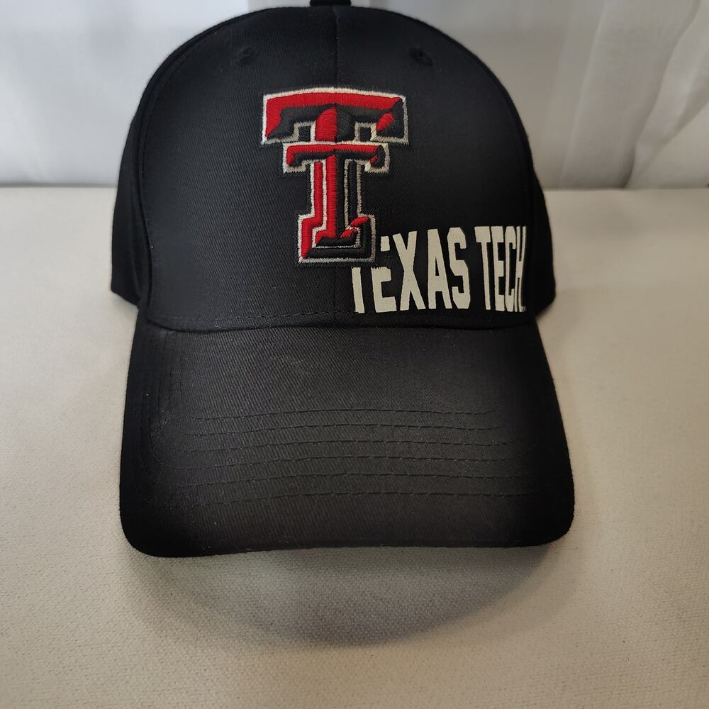 Texas Tech Red Raiders Black Snapback Hat NCAA College Adjustable Cap
